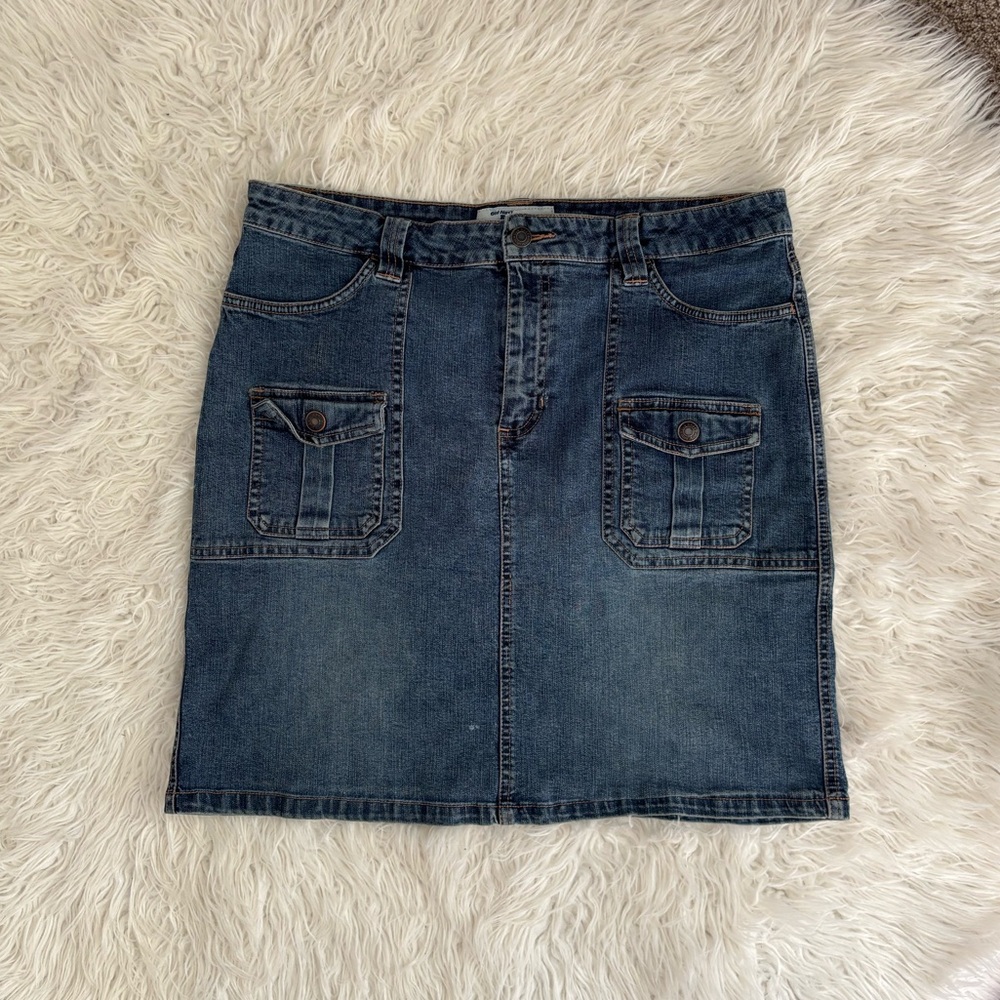 Vintage Old Navy Blue Jeans Denim Skirt